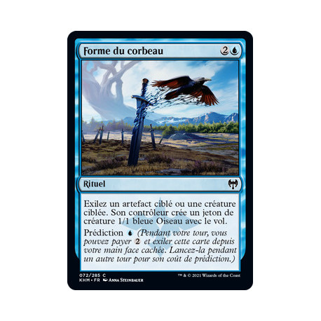 (Foil) Bleue - Forme du corbeau (C) [KHM]