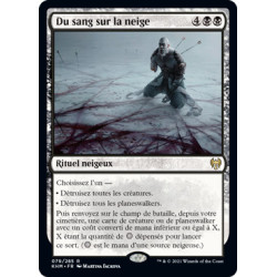 (Foil) Noire - Du sang sur la neige (R) [KHM]