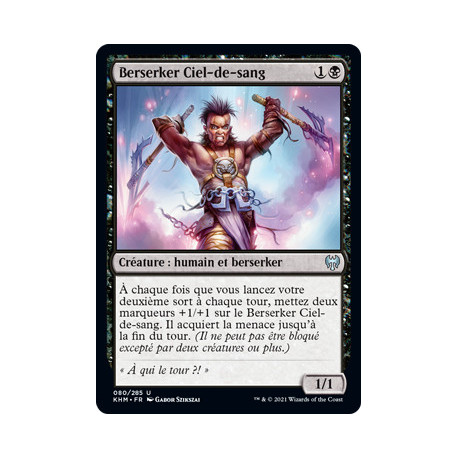 (Foil) Noire - Berserker Ciel-de-sang (U) [KHM]