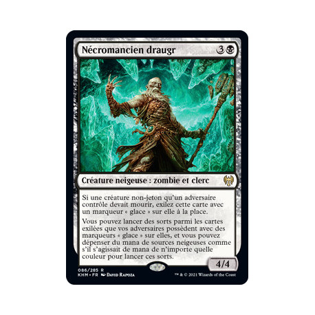 (Foil) Noire - Nécromancien draugr (R) [KHM]