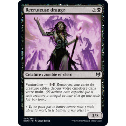 (Foil) Noire - Recruteuse draugr (C) [KHM]