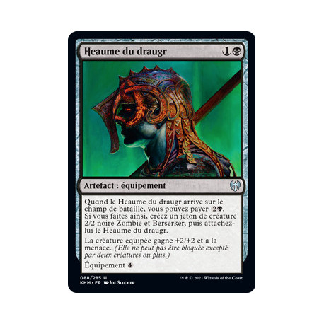 (Foil) Noire - Heaume du draugr (U) [KHM]