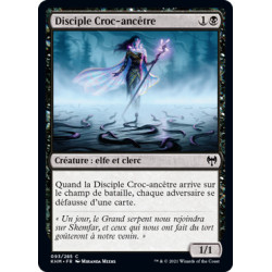 (Foil) Noire - Disciple Croc-ancêtre (C) [KHM]