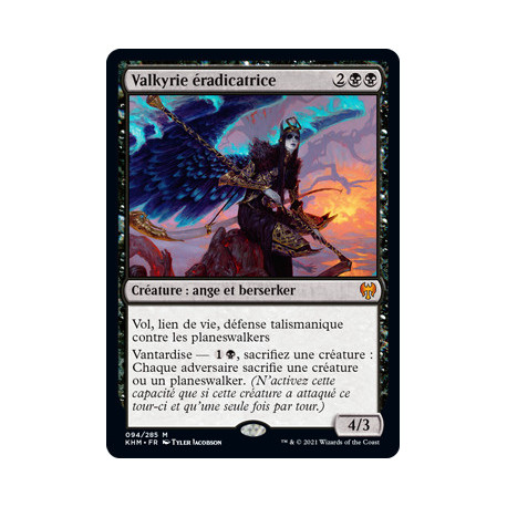 (Foil) Noire - Valkyrie éradicatrice (M) [KHM]