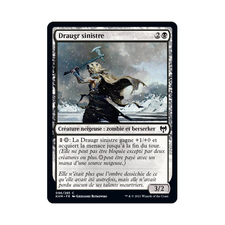 (Foil) Noire - Draugr sinistre (C) [KHM]