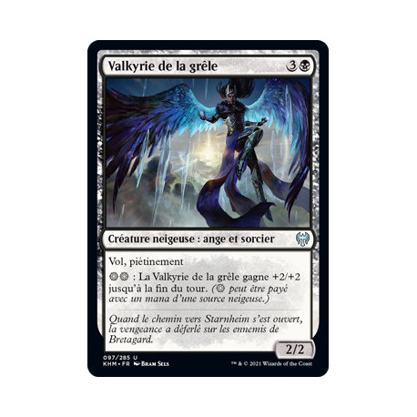 (Foil) Noire - Valkyrie de la grêle (U) [KHM]