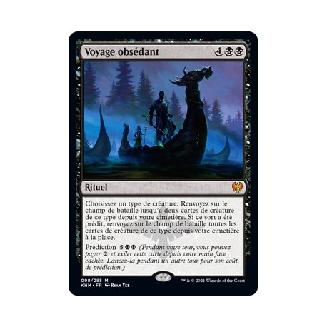 (Foil) Noire - Voyage obsédant (V1) (M) [KHM]