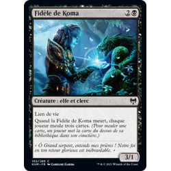 (Foil) Noire - Fidèle de Koma (C) [KHM]