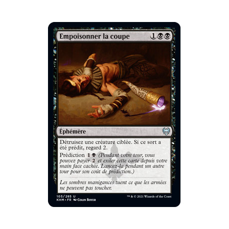 (Foil) Noire - Empoisonner la coupe (U) [KHM]