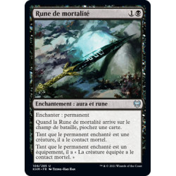 (Foil) Noire - Rune de mortalité (U) [KHM]