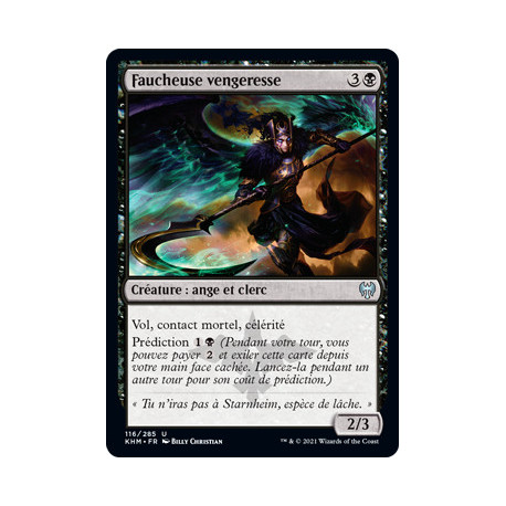 (Foil) Noire - Faucheuse vengeresse (U) [KHM]