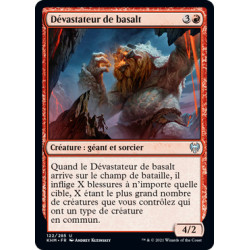 (Foil) Rouge - Dévastateur de basalt (U) [KHM]