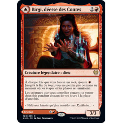 (Foil) Rouge - Birgi, déesse des Contes // Harnfel, corne d'abondance (V1) (R) [KHM]