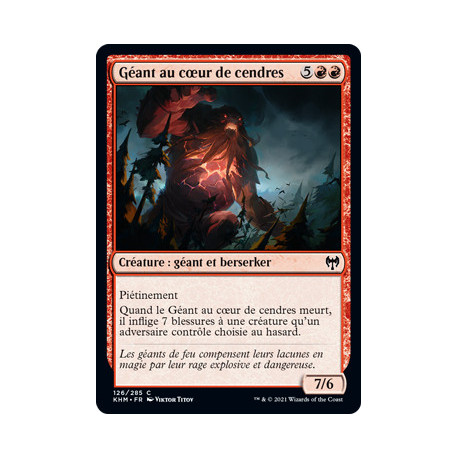 (Foil) Rouge - Géant au cœur de cendres (C) [KHM]
