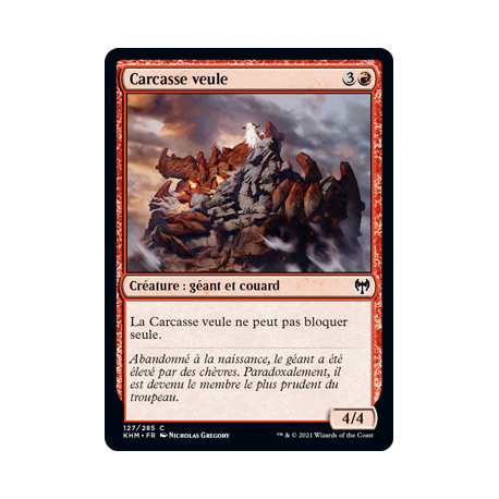 (Foil) Rouge - Carcasse veule (C) [KHM]