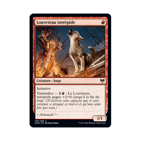 (Foil) Rouge - Louveteau intrépide (C) [KHM]