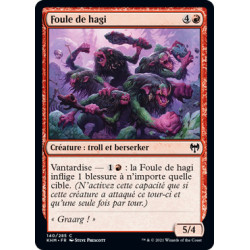 (Foil) Rouge - Foule de hagi (C) [KHM]