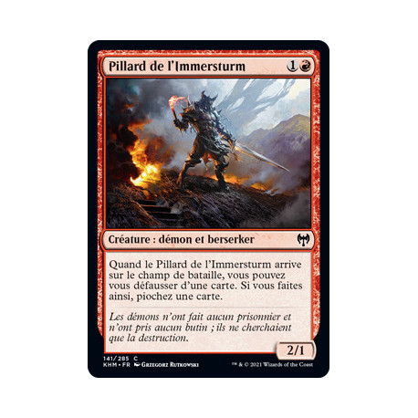 (Foil) Rouge - Pillard de l'Immersturm (C) [KHM]