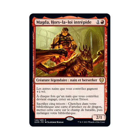 (Foil) Rouge - Magda, Hors-la-loi intrépide (V1) (R) [KHM]