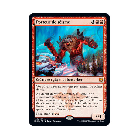(Foil) Rouge - Porteur de séisme (V1) (M) [KHM]