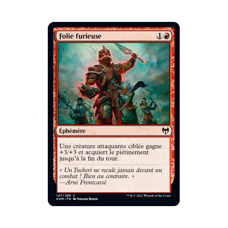 (Foil) Rouge - Folie furieuse (C) [KHM]