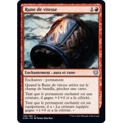 (Foil) Rouge - Rune de vitesse (U) [KHM]