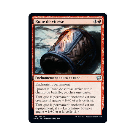 (Foil) Rouge - Rune de vitesse (U) [KHM]