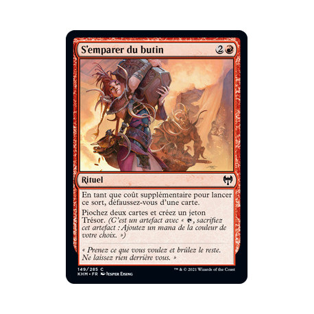 (Foil) Rouge - S'emparer du butin (C) [KHM]