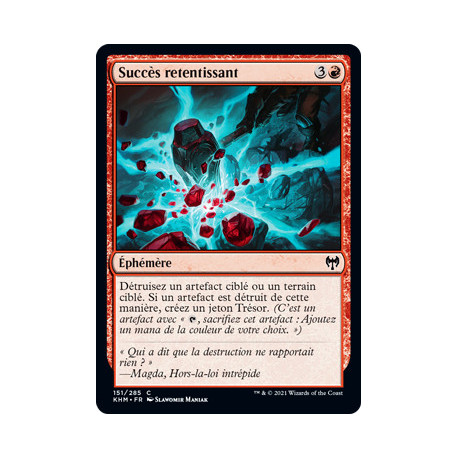 (Foil) Rouge - Succès retentissant (C) [KHM]