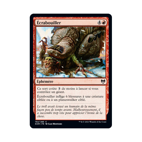 (Foil) Rouge - Écrabouiller (C) [KHM]