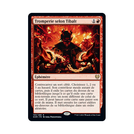 (Foil) Rouge - Tromperie selon Tibalt (R) [KHM]