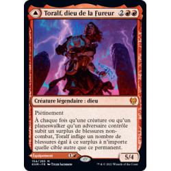 (Foil) Rouge - Toralf, dieu de la Fureur // Marteau de Toralf (V1) (M) [KHM]