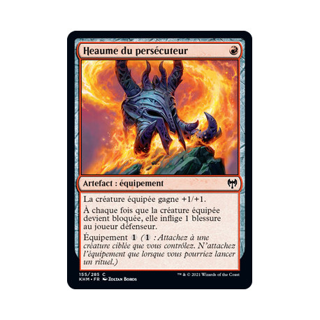 (Foil) Rouge - Heaume du persécuteur (C) [KHM]