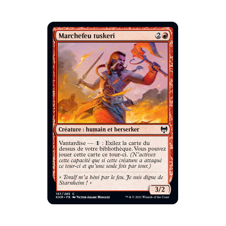 (Foil) Rouge - Marchefeu tuskeri (C) [KHM]