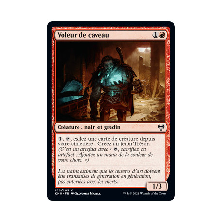 (Foil) Rouge - Voleur de caveau (C) [KHM]