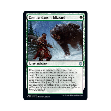 (Foil) Verte - Combat dans le blizzard (U) [KHM]