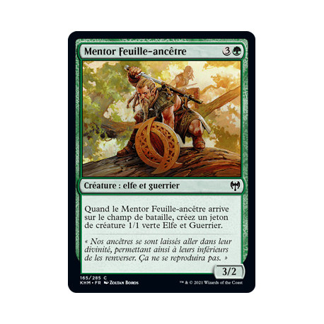 (Foil) Verte - Mentor Feuille-ancêtre (C) [KHM]