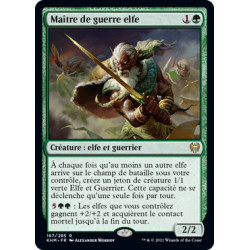 (Foil) Verte - Maître de guerre elfe (R) [KHM]