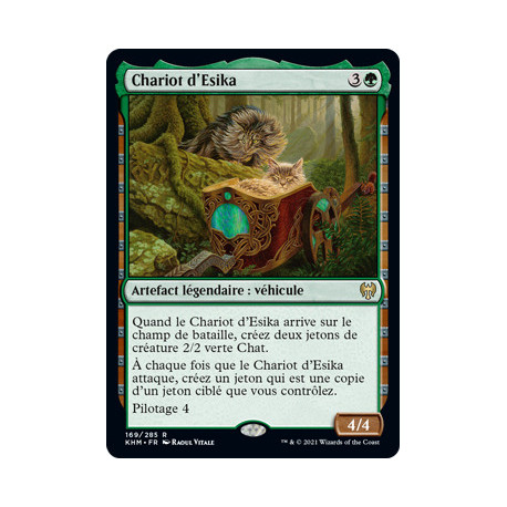(Foil) Verte - Chariot d'Esika (V1) (R) [KHM]