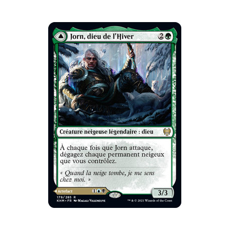 (Foil) Verte - Jorn, dieu de l'Hiver // Kaldring, le bâton de givre (V1) (R) [KHM]
