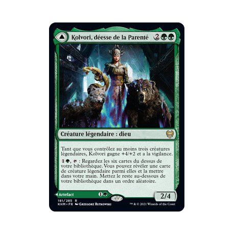 (Foil) Verte - Kolvori, déesse de la Parenté // La fibule de Ringhart (V1) (R) [KHM]