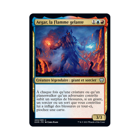 (Foil) Multicolore - Aegar, la Flamme gelante (V1) (U) [KHM]