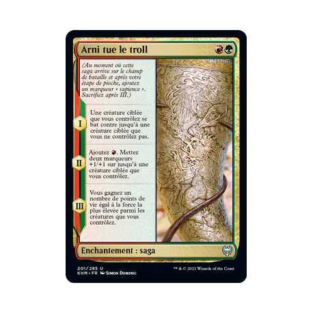 (Foil) Multicolore - Arni tue le troll (U) [KHM]