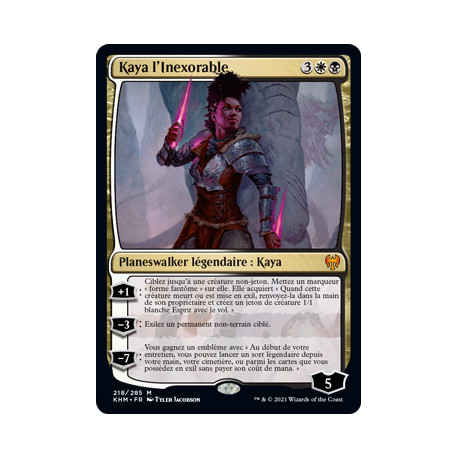 (Foil) Multicolore - Kaya l'Inexorable (V1) (M) [KHM]