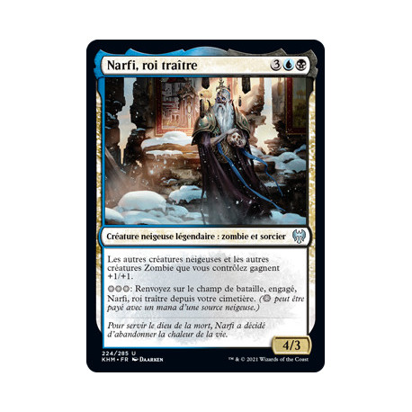 (Foil) Multicolore - Narfi, roi traître (V1) (U) [KHM]