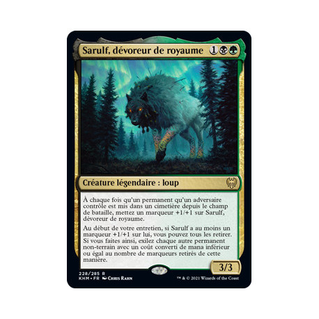 (Foil) Multicolore - Sarulf, dévoreur de royaume (V1) (R) [KHM]