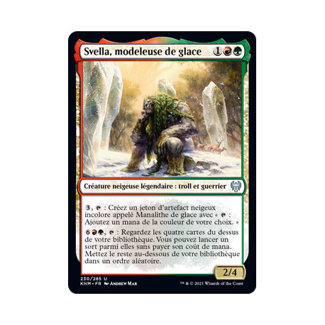 (Foil) Multicolore - Svella, modeleuse de glace (V1) (U) [KHM]