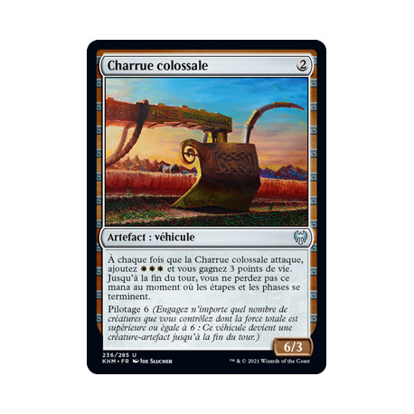 (Foil) Incolore - Charrue colossale (U) [KHM]
