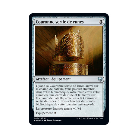 (Foil) Incolore - Couronne sertie de runes (U) [KHM]