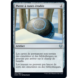 (Foil) Incolore - Pierre à runes érodée (U) [KHM]